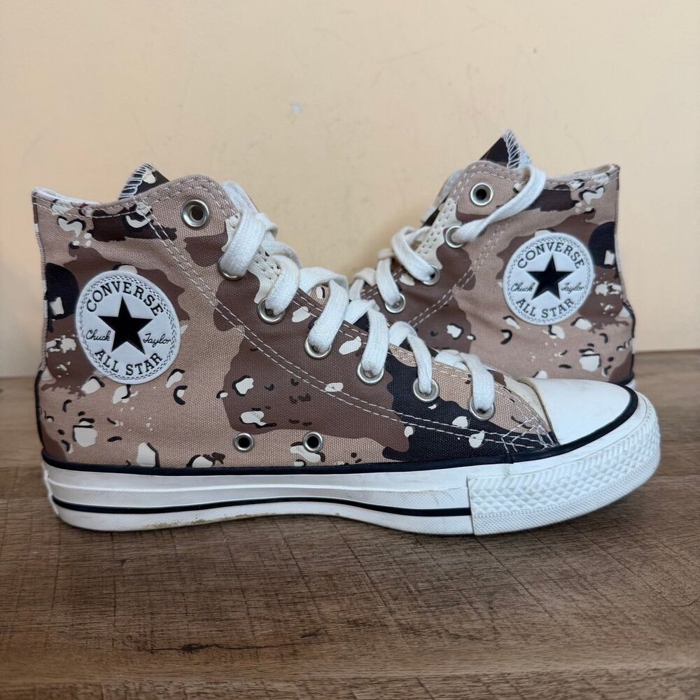 Converse CTAS Hi Archive Print Camo shoes Unisex Sneakers women’s 8 men’s 6